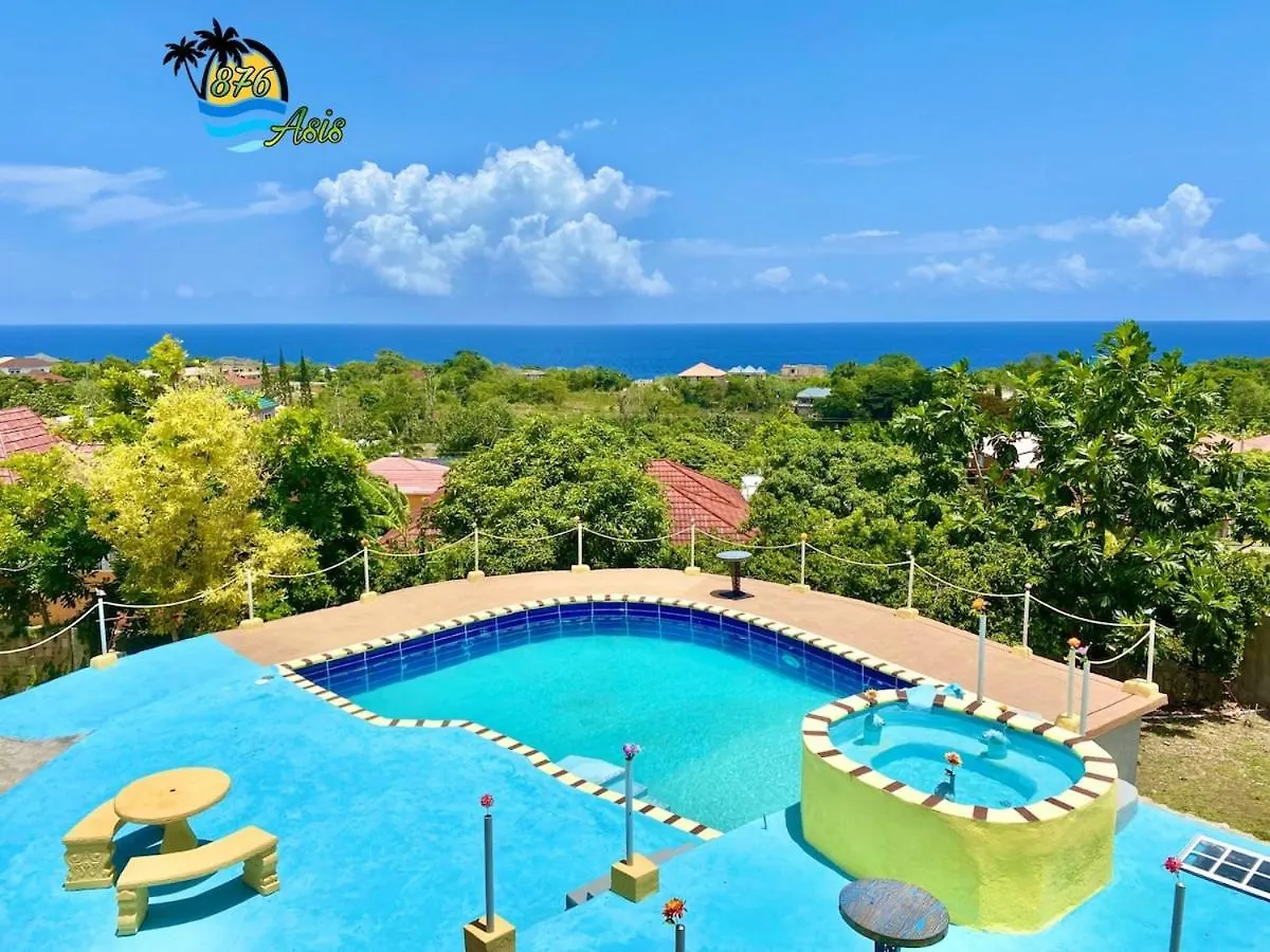 876 Oasis -King Bed - Sunset View Retreat- Jacuzzi Appartement Tower Isle 0*,  Jamaica